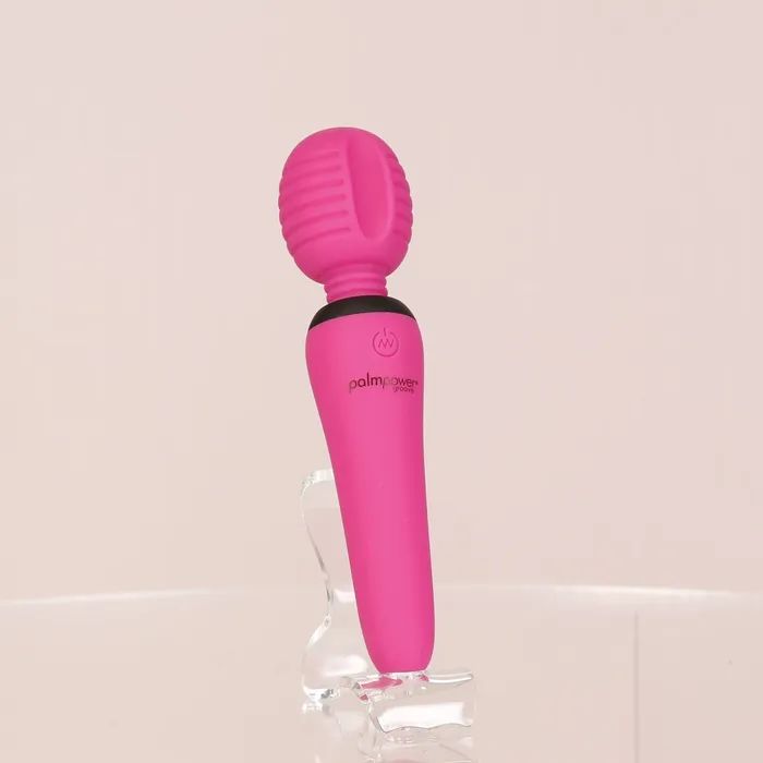 Vibrators PalmPower Groove Mini Wand Massager Pink PalmPower