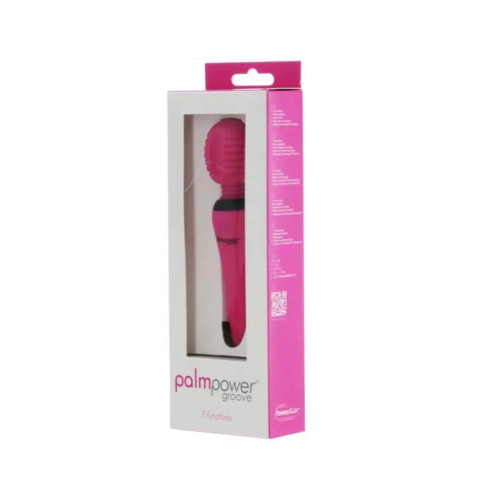 Vibrators PalmPower Groove Mini Wand Massager Pink PalmPower
