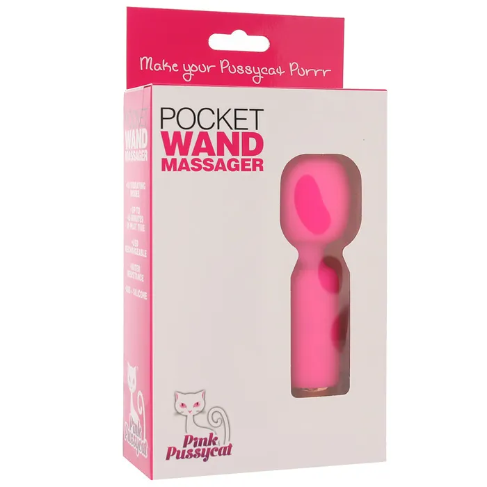 Vibrators Pink Pussycat Pocket Wand Vibe Cousins Group