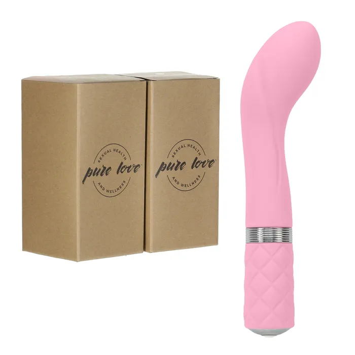 Vibrators PL Pure Love GSpot Vibrator With Swarovski Crystal Pink