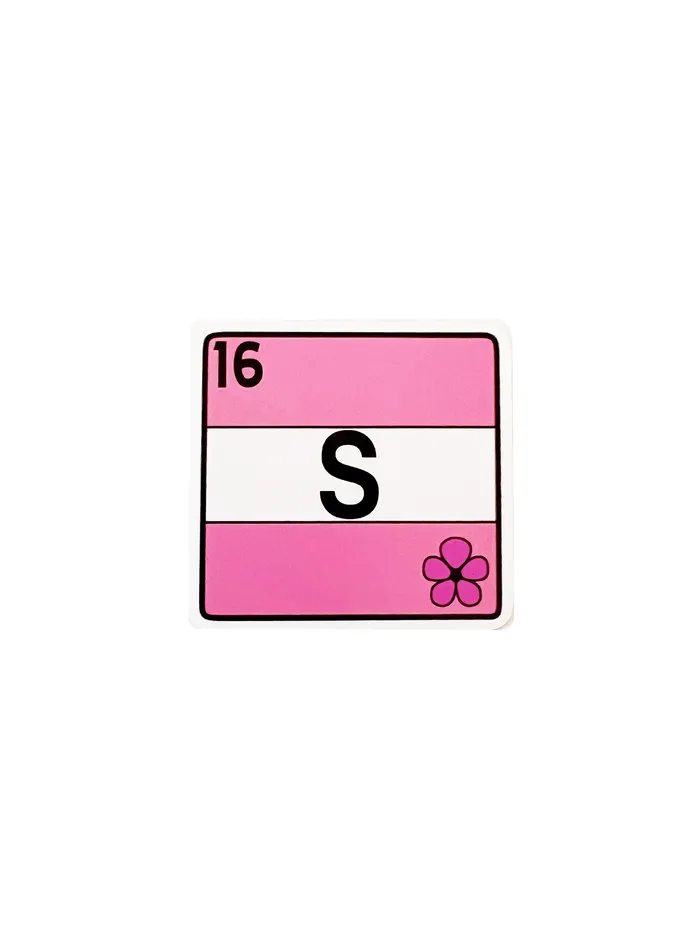 Vibrators Queer Chemistry Sapphic Sticker Yas Petit Poulet