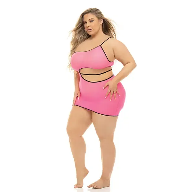 Vibrators Rene Rofe Pink Lipstick All You Need Cut Out Dress Vibrators Rene Rofe Pink Lipstick All You Need Cut Out Dress