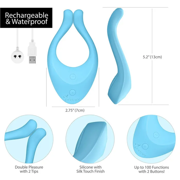 Vibrators Satisfyer Satisfyer Partner Multifun 1 Blue