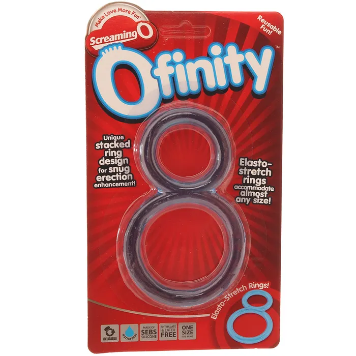Vibrators Screaming O Ofinity ElastoStretch Rings in Blue