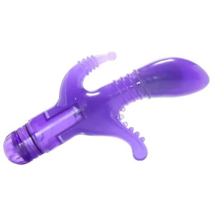 Vibrators Triple Tease Vibe in Purple CalExotics
