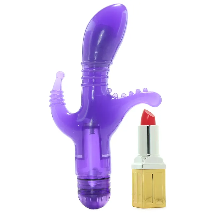Vibrators Triple Tease Vibe in Purple CalExotics