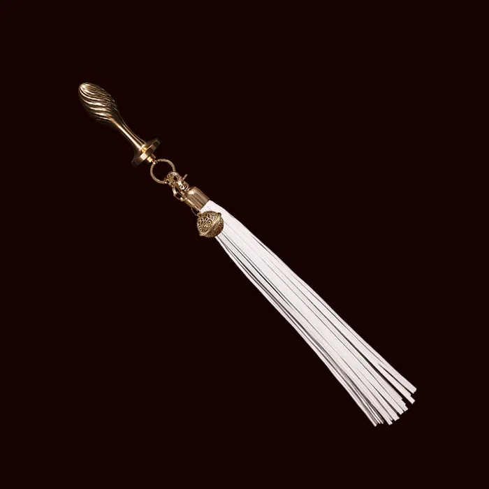 White Flogger Plug Qiuistore Anal White Flogger Plug Qiuistore Anal