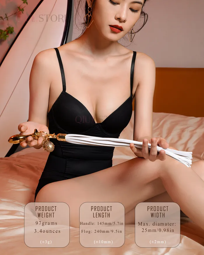 White Flogger Plug Qiuistore Anal White Flogger Plug Qiuistore Anal