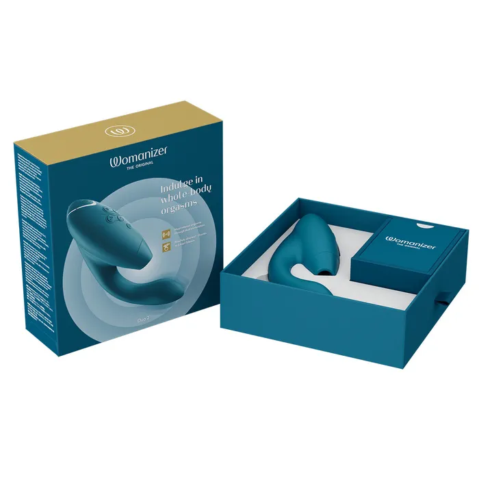 Womanizer Female Sex Toys Womanizer DUO 2 Dual Stimulator Petrol
