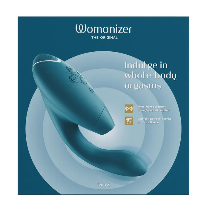 Womanizer Female Sex Toys Womanizer DUO 2 Dual Stimulator Petrol