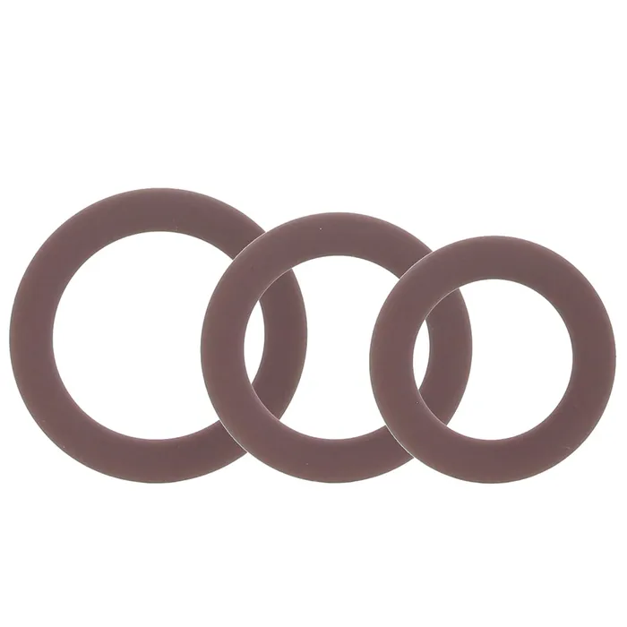 XR Brands Male Sex Toys Jock Discreet Silicone Cock Ring Set in Dark