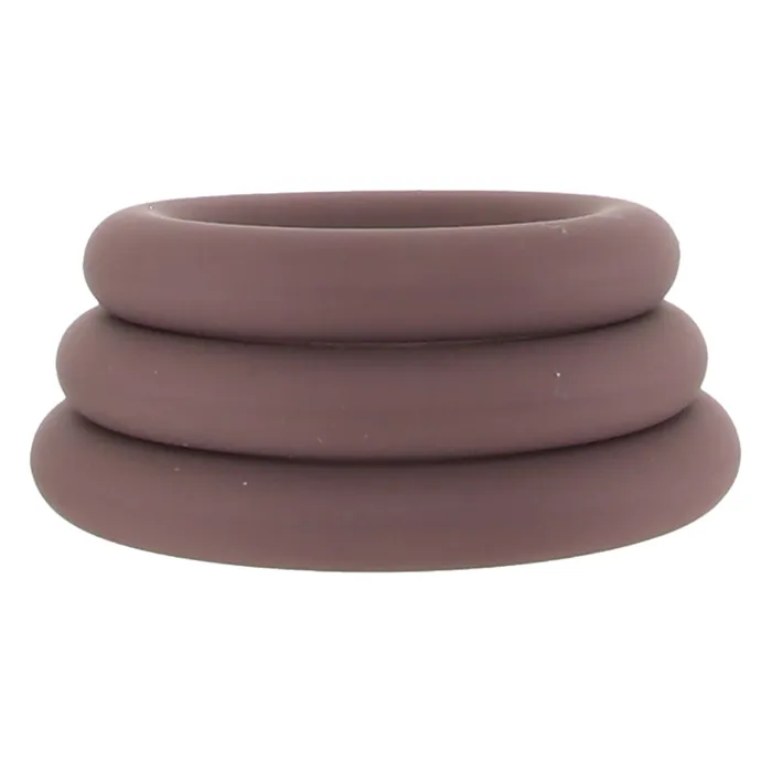 XR Brands Male Sex Toys Jock Discreet Silicone Cock Ring Set in Dark
