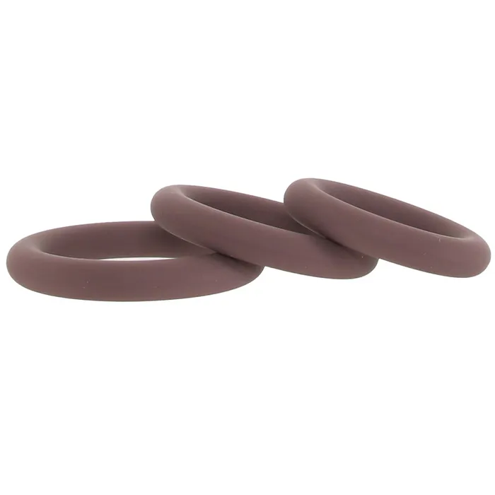 XR Brands Male Sex Toys Jock Discreet Silicone Cock Ring Set in Dark