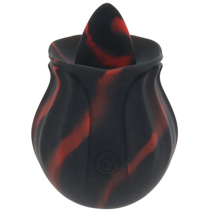 XR Brands Vibrators Bloomgasm Black Kiss Rimming Rose Vibe