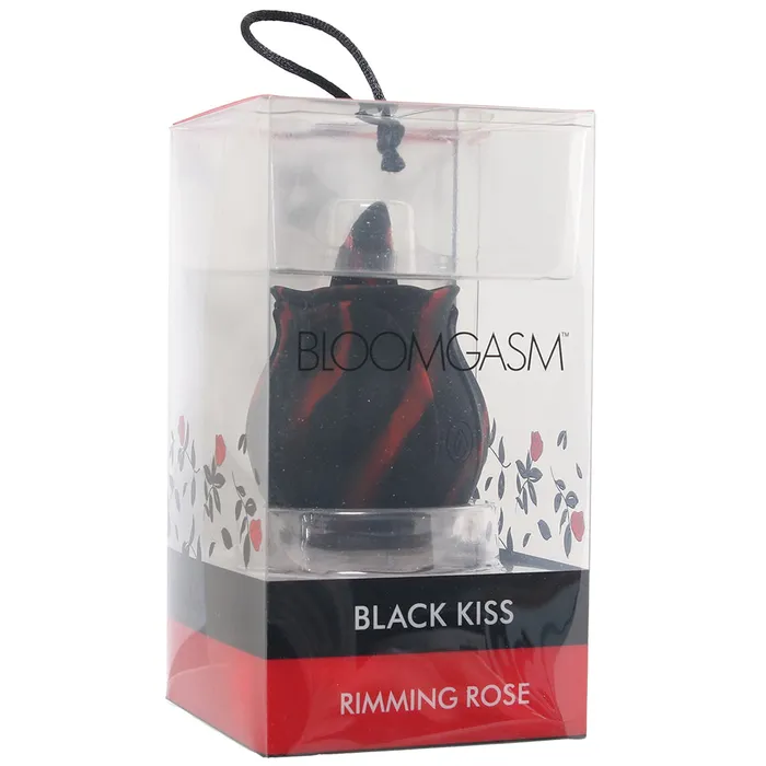 XR Brands Vibrators Bloomgasm Black Kiss Rimming Rose Vibe