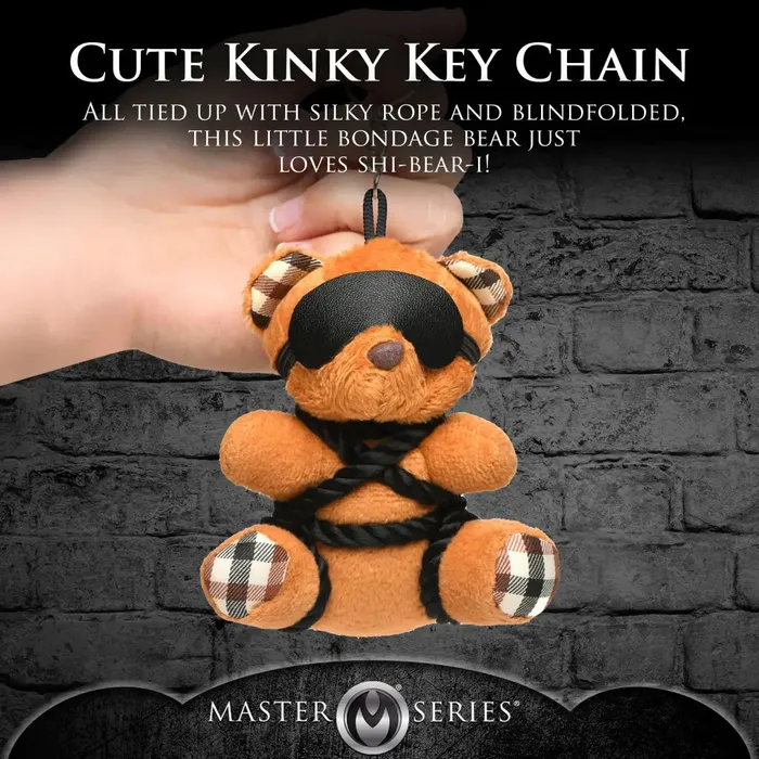 XR Brands Vibrators Shibeari Teddy Bear Keychain