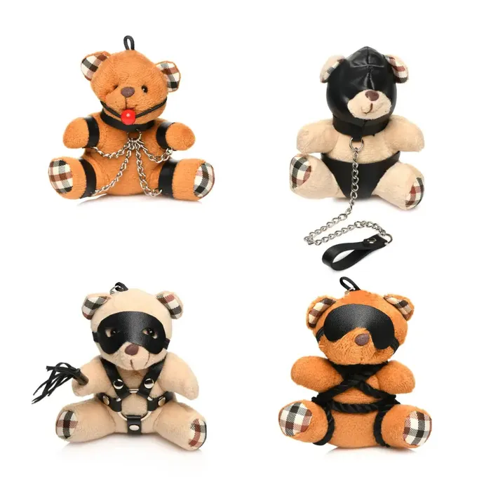 XR Brands Vibrators Shibeari Teddy Bear Keychain