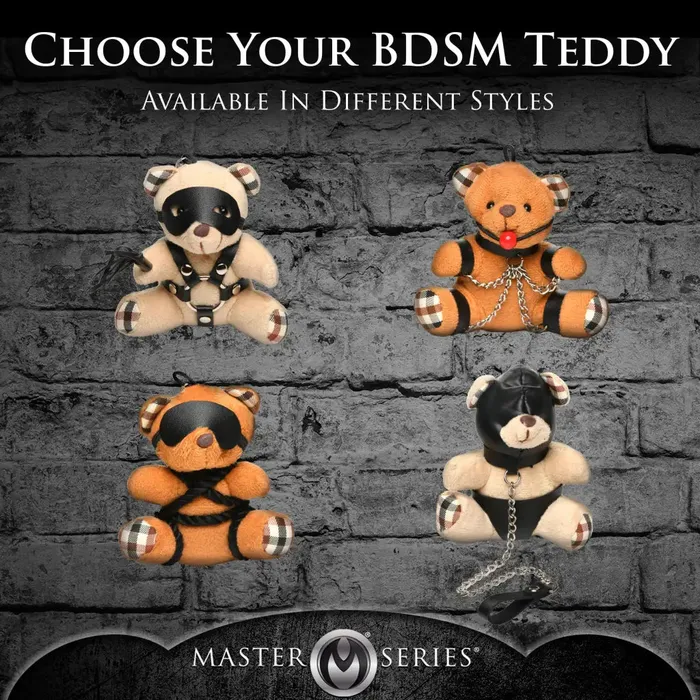 XR Brands Vibrators Shibeari Teddy Bear Keychain
