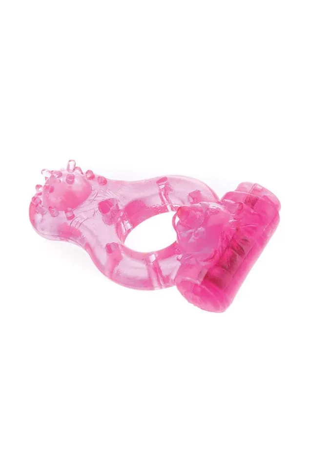 Adam Eve Power O Vibrating Cock Ring Pink Adam Eve Male Sex Toys