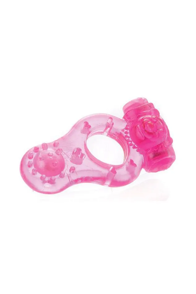 Adam Eve Power O Vibrating Cock Ring Pink Adam Eve Male Sex Toys