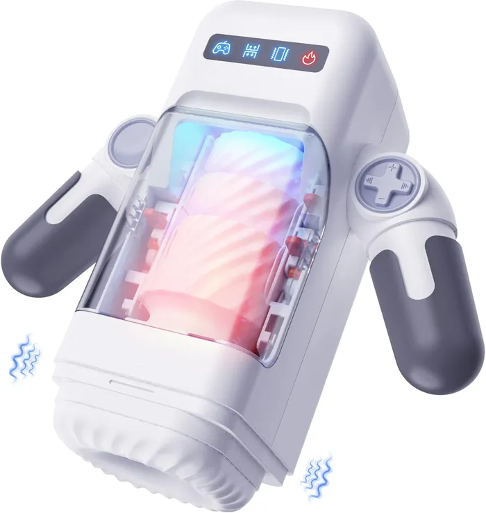 Amovibe Male Sex Toys Automatic Male Masturbator with 10 Thrusting Vibration Modes Amovibe Male Sex Toys Automatic Male Masturbator with 10 Thrusting Vibration Modes