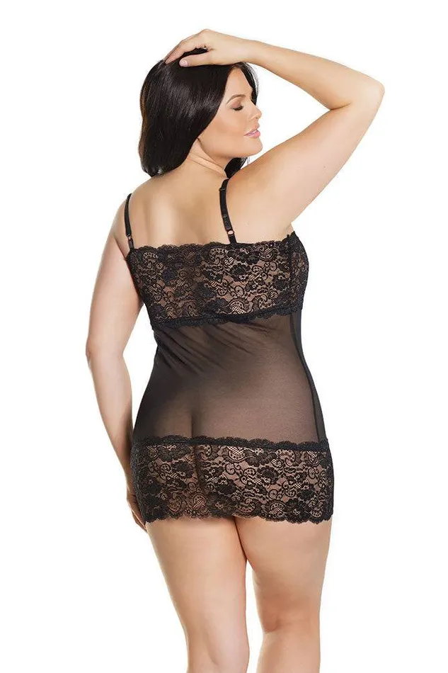 Anal Coquette Coquette 2602X Tube Dress Black OSXL