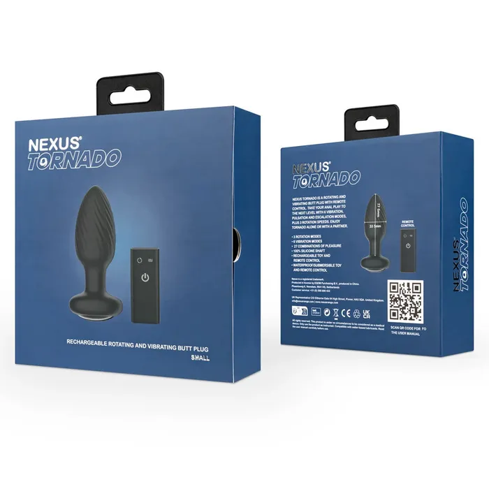 Anal Nexus Tornado Plug Small Black NEXUS
