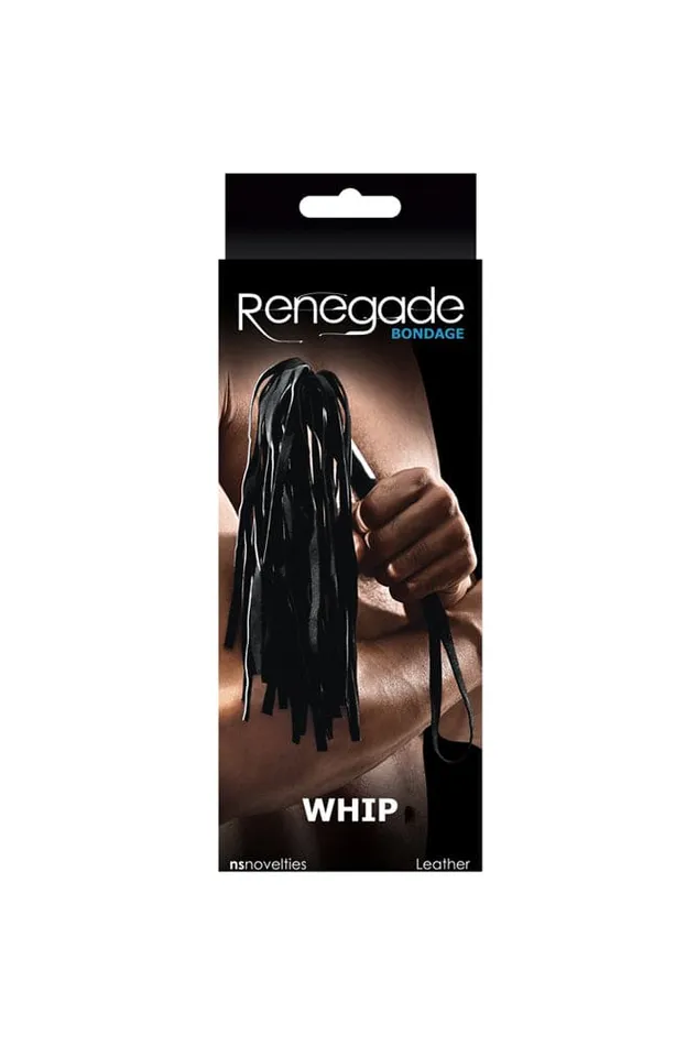 Anal NS Novelties NS Novelties Renegade Bondage Whip Black