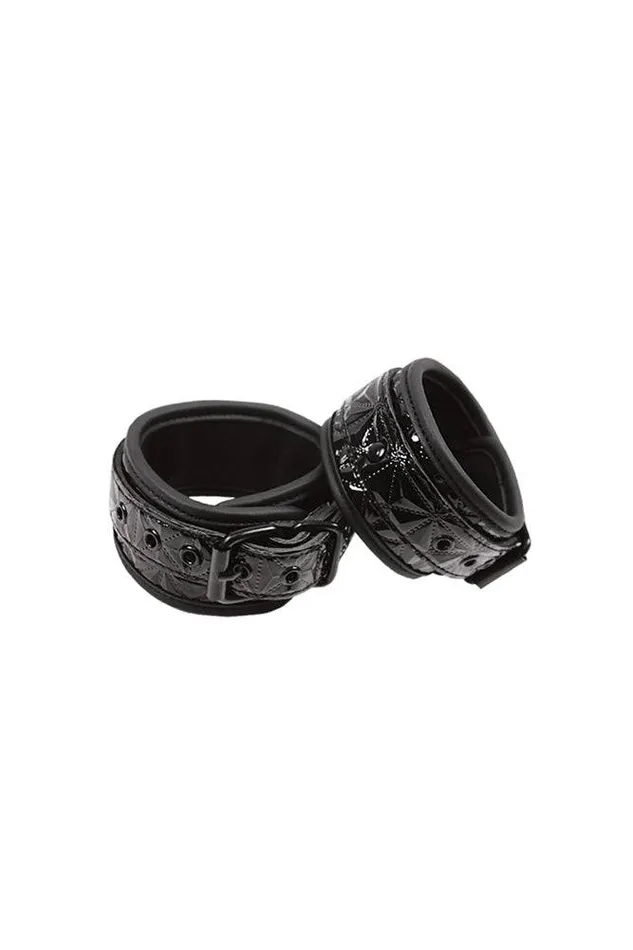 Anal NS Novelties NS Novelties Sinful Ankle Cuffs Black
