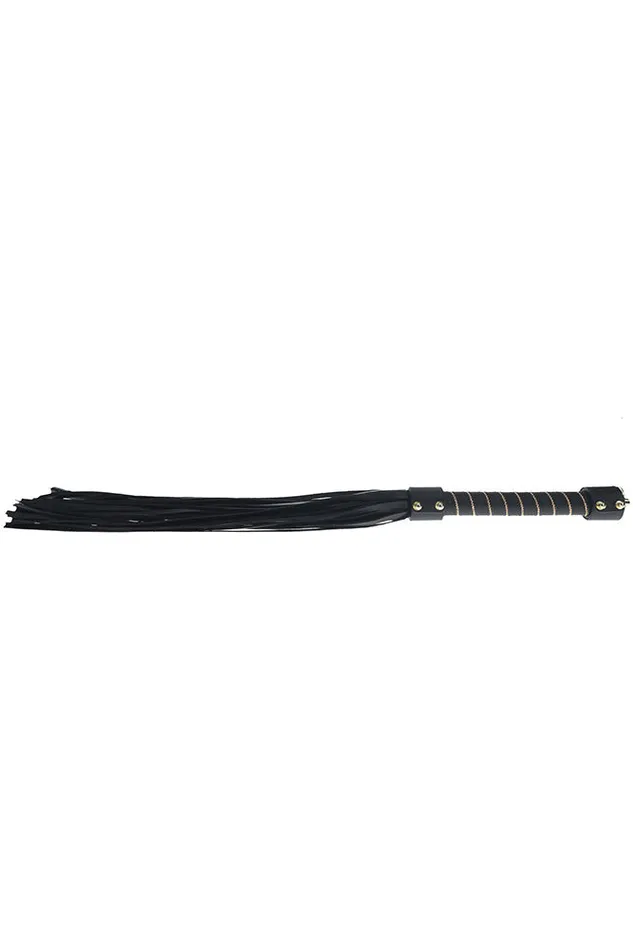 Anal Ouch International London Collection Flogger BlackGold Shots Toys