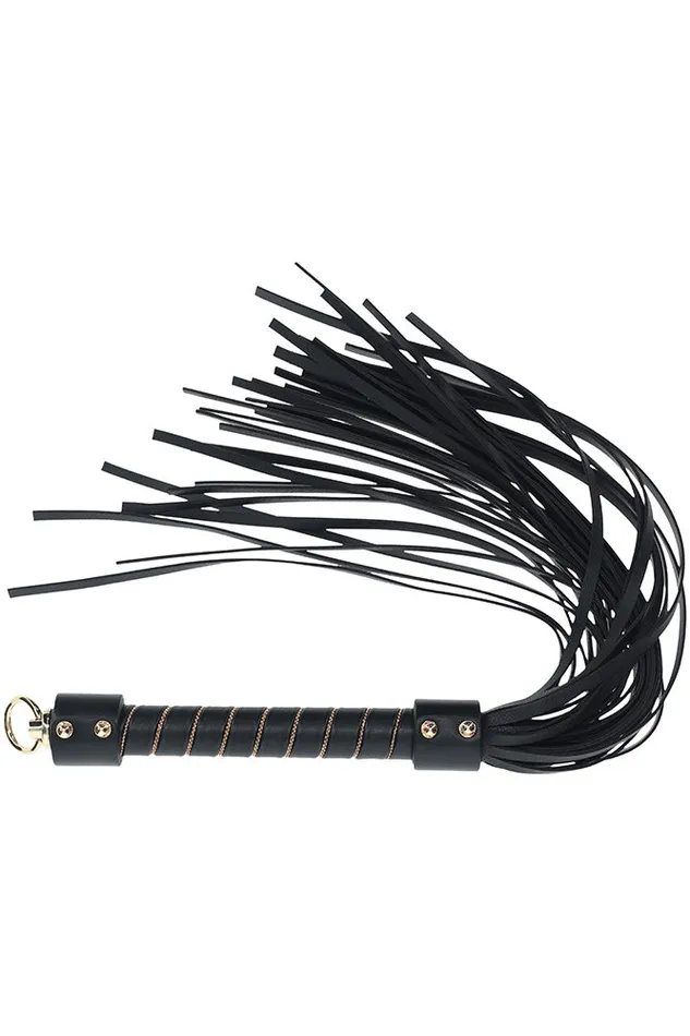 Anal Ouch International London Collection Flogger BlackGold Shots Toys