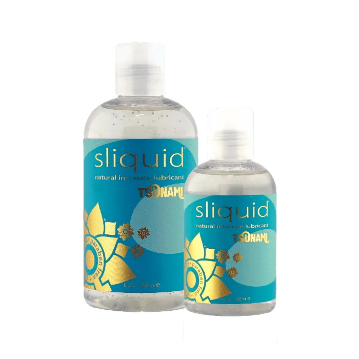 Anal Sliquid Naturals Tsunami Water Based Lube various sizes Sliquid