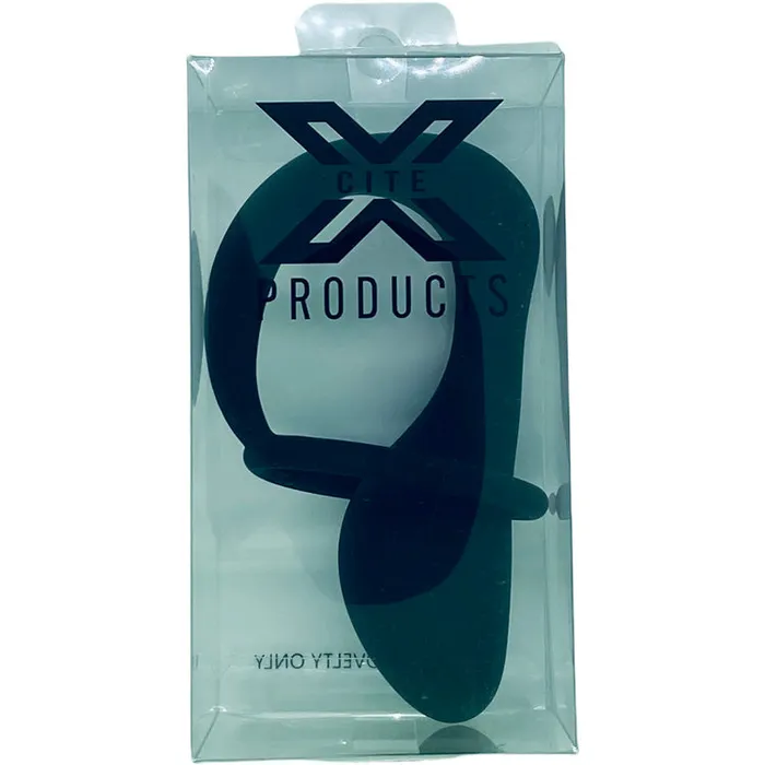 Anal XCite XCite Giddy Up Silicone Butt Plug Cockring Black