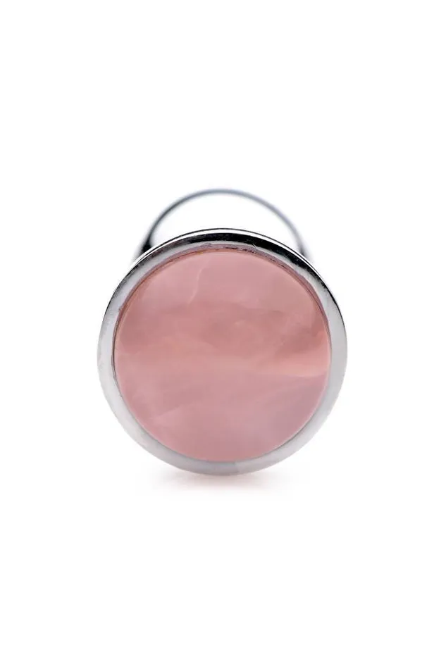 Anal XR Brands XR Brands Booty Sparks Rose Quartz Butt Plug Small