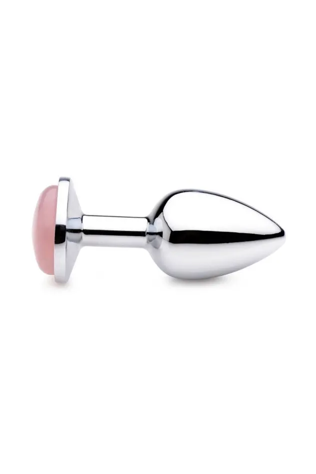 Anal XR Brands XR Brands Booty Sparks Rose Quartz Butt Plug Small