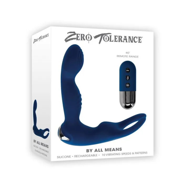 Anal Zero Tolerance Zero Tolerance By All Means Remote Control Prostate Vibrator