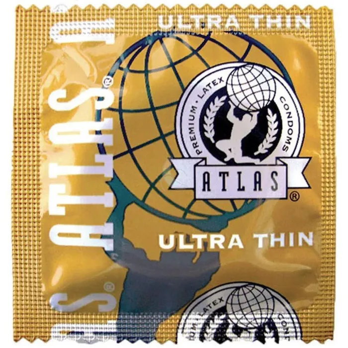Atlas Ultra Thin Lubricated Condoms Atlas Female Sex Toys