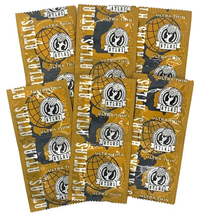 Atlas Ultra Thin Lubricated Condoms Atlas Female Sex Toys