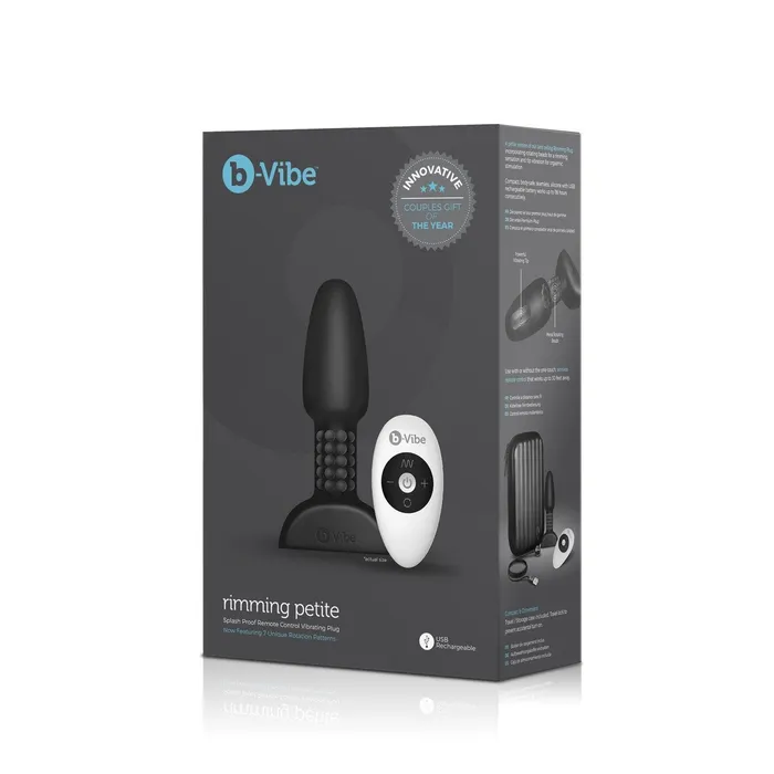 BVIBE Anal bVibe Rimming Plug Petite Black