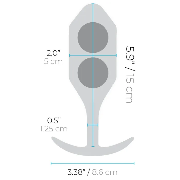 bVibe Snug Plug 5 Dark Red BVIBE Anal