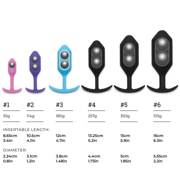 bVibe Snug Plug 5 Dark Red BVIBE Anal