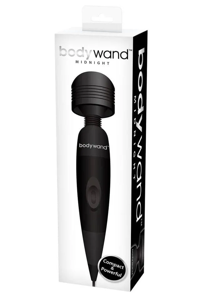 Bodywand Anal Bodywand Midnight PlugIn Massage Wand Black