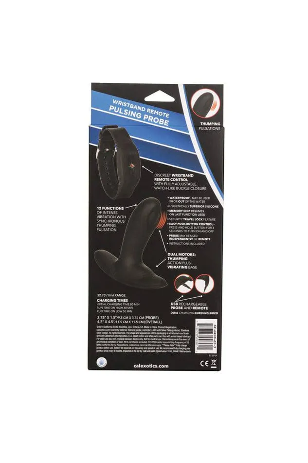 Cal Exotics Anal Cal Exotics Eclipse Wristband Remote Pulsing Anal Probe