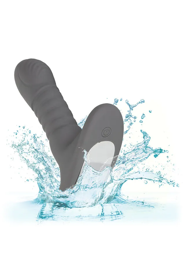 Cal Exotics Anal Cal Exotics Eclipse Wristband Remote Thrusting Rotator Probe Grey