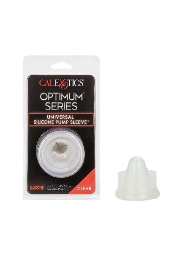 Cal Exotics Cal Exotics Optimum Series Universal Silicone Pump Sleeve Assorted Colors Male Sex Toys Cal Exotics Cal Exotics Optimum Series Universal Silicone Pump Sleeve Assorted Colors Male Sex Toys
