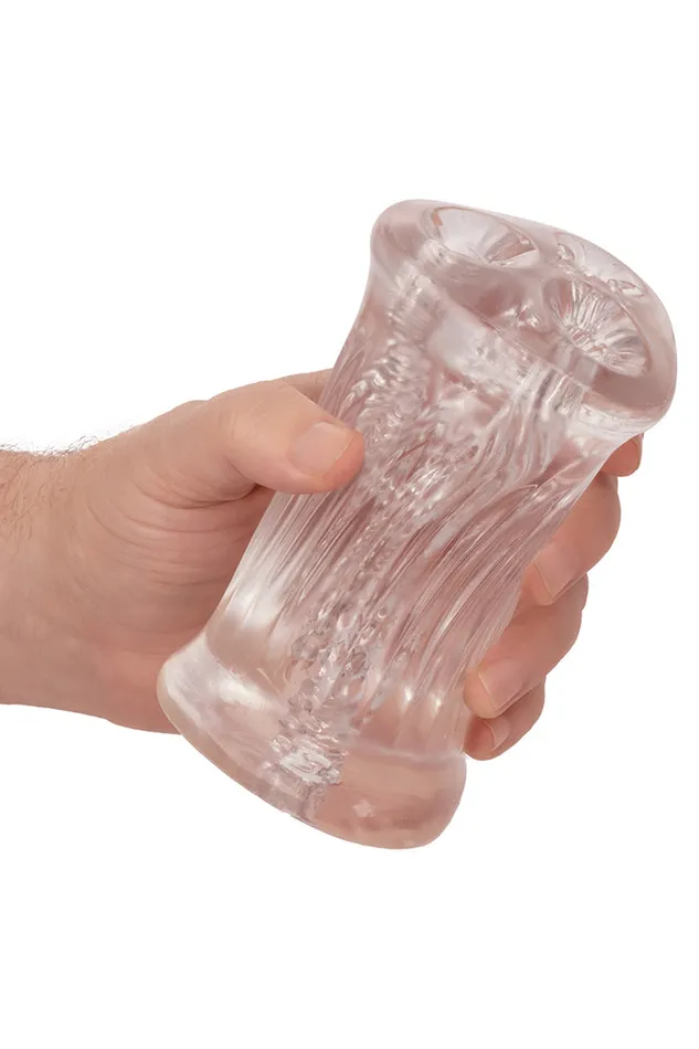 Cal Exotics Cyclone Triple Chamber Stroker Clear Cal Exotics Male Sex Toys