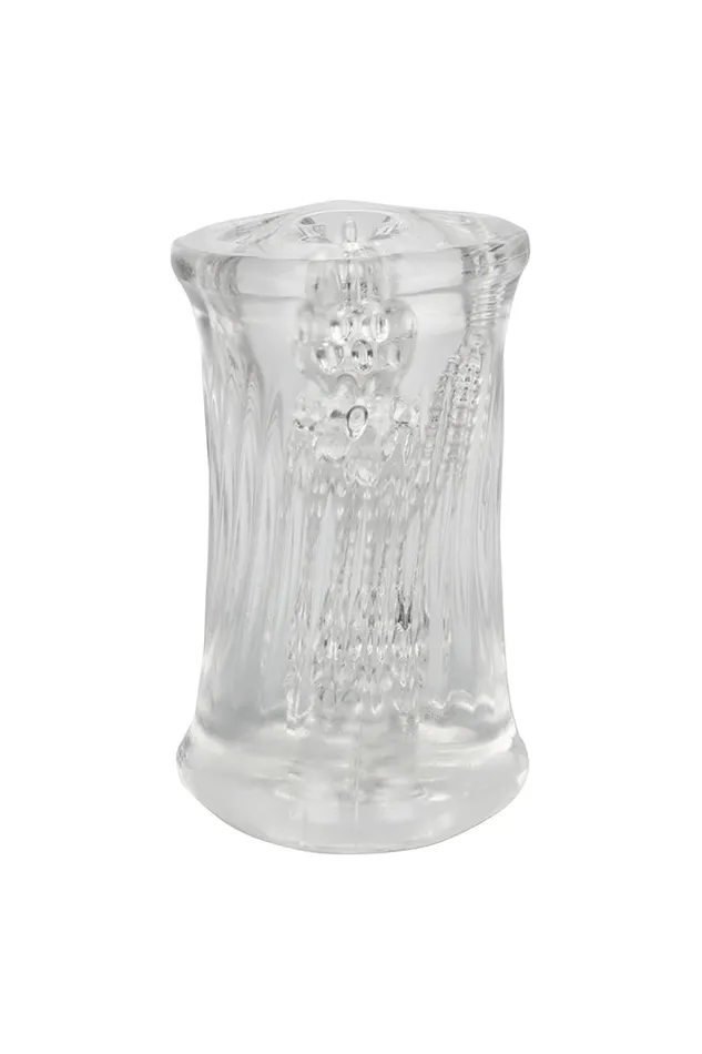 Cal Exotics Cyclone Triple Chamber Stroker Clear Cal Exotics Male Sex Toys