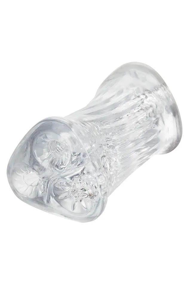 Cal Exotics Cyclone Triple Chamber Stroker Clear Cal Exotics Male Sex Toys
