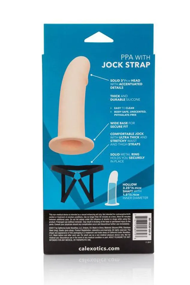 Cal Exotics Female Sex Toys Cal Exotics PPA With Jock Strap Hollow StrapOn