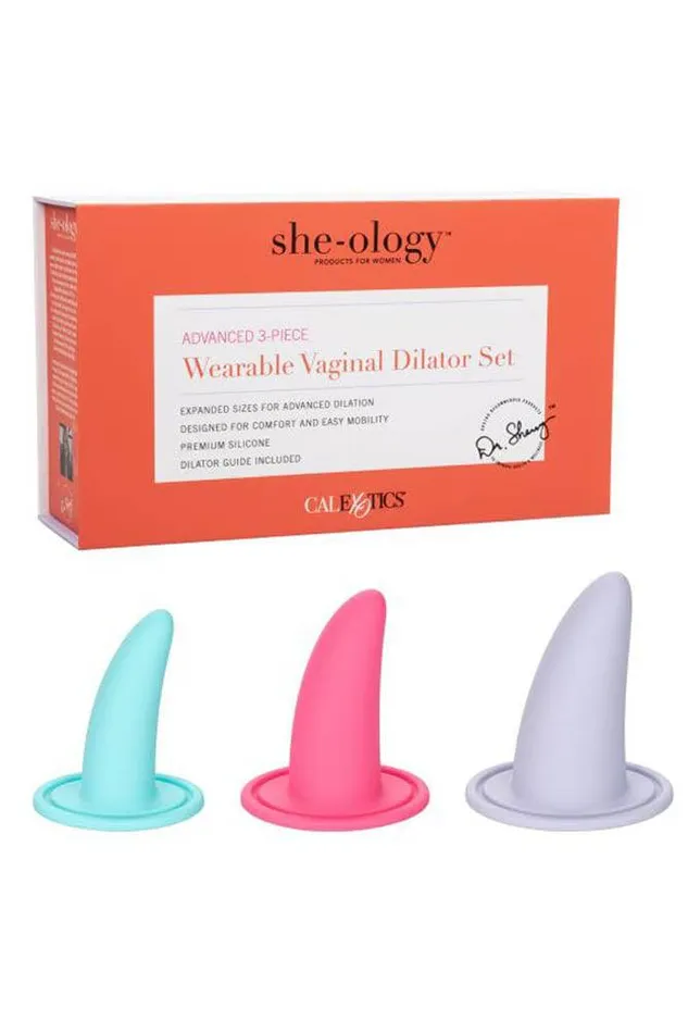 Cal Exotics Male Sex Toys Cal Exotics Sheology Advanced 3Piece Wearable Vaginal Dilator Set